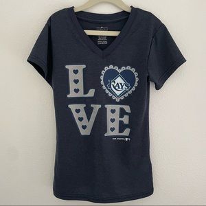 MLB Tampa Bay Rays Little Girls Shirt (M - 7/8)